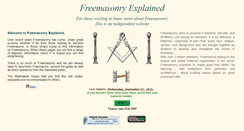 Desktop Screenshot of freemasons.co.za