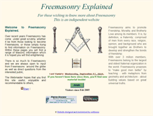 Tablet Screenshot of freemasons.co.za