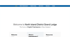 Desktop Screenshot of freemasons.org.nz