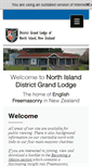 Mobile Screenshot of freemasons.org.nz